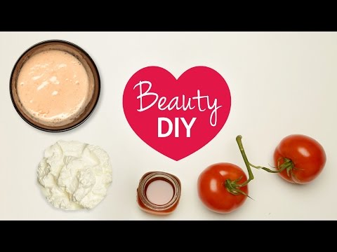 Anti Pickel Maske selber machen mit Tomate: Beauty DIY